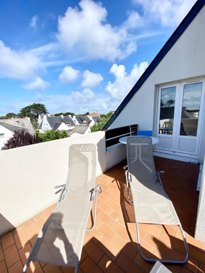 Charmant T3 Duplex 2 Bord De Mer Terrasse Apartment Quiberon Exterior photo